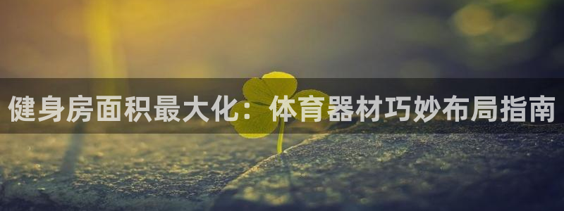 尊龙2020：健身房面积最大化：体育器材巧妙布局指南